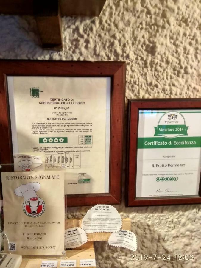 Agriturismo Il Frutto Permesso Bibiana Екстер'єр фото